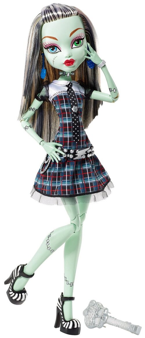 Кукла Монстр Хай Френки Штейн 42см страшно огромные, Monster High Frightfully tall ghouls Frankie Stein 17