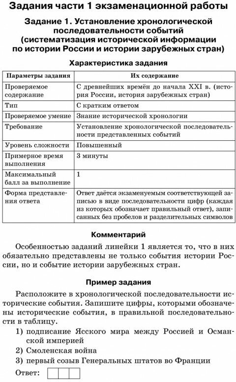 ЕГЭ История. Сборник экзаменационных заданий с решениями и ответами для подготовки к ЕГЭ - фото №3
