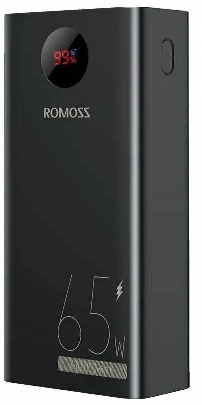 Power Bank внешний аккумулятор повербанк 40000 мАч 225 W PD 65W ROMOSS