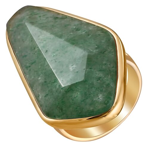 фото Element47 кольцо из серебра 925 пробы с кварцем mr1822_ko_qz_001_yg, размер 17.5