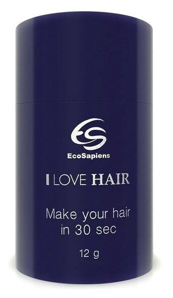 EcoSapiens Загуститель волос I Love Hair, средне-русый, 50 мл