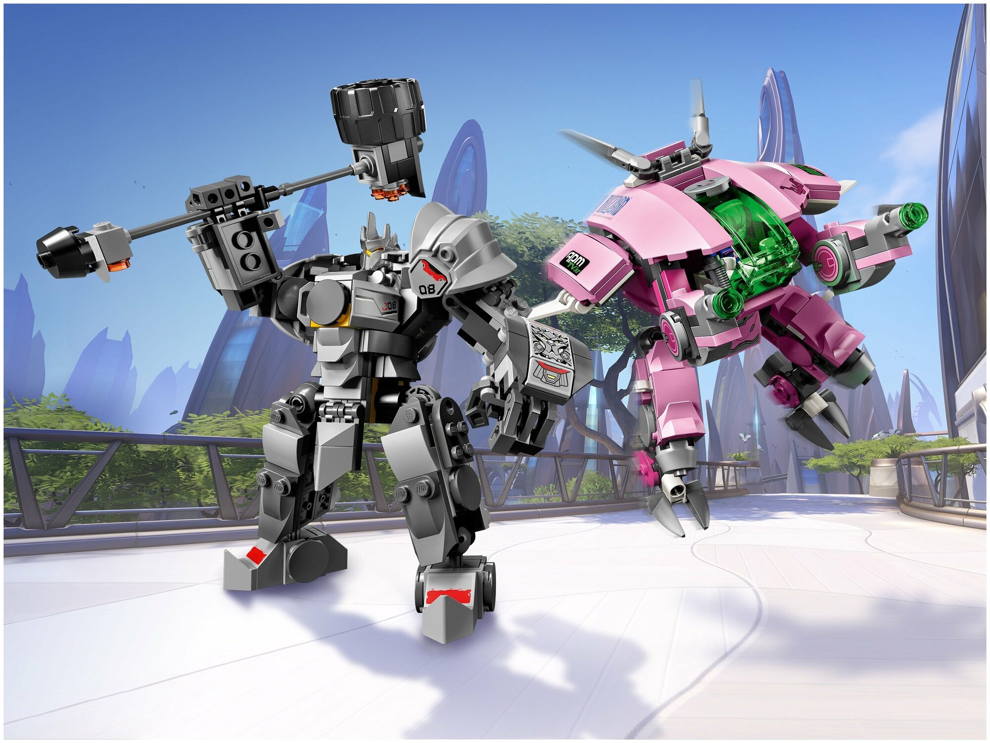 Конструктор LEGO Overwatch D.Va и Рейнгардт, 455 деталей (75973) - фото №6