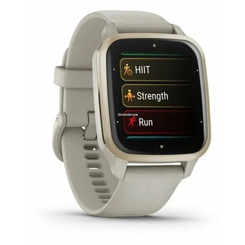 Смарт-часы Garmin Venu Sq 2 Music Edition цвет слоновой кости с персиково-золотым алюминиевым безелем 010-02700-11 3850000₽