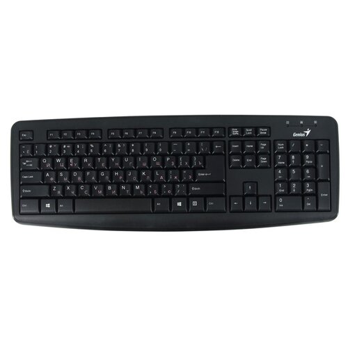Клавиатура Genius KB110X Keyboard, USB, черная, проводная