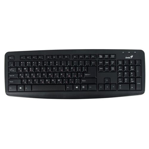 Клавиатура Genius KB110X Keyboard USB черная проводная 41800₽