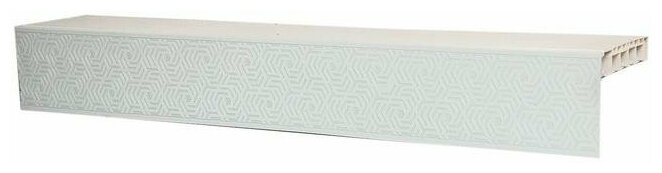 Декоративная планка Арабеска, длина 450 см, ширина 7 см, цвет белый лак Магеллан 7376790 . - фотография № 3