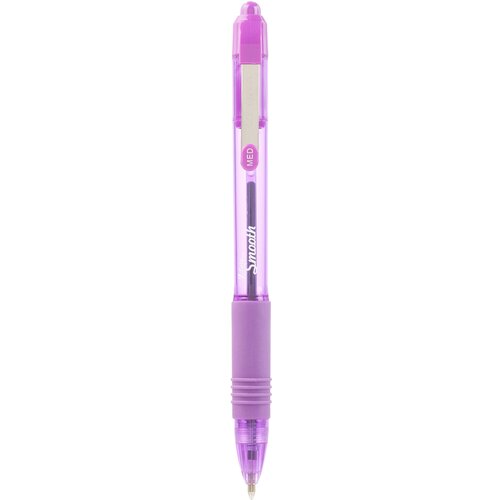 Ручка шариков. автоматическая Zebra Z-grip Smooth (22568) фиолетовый d=1мм фиол. черн. резин. манжета