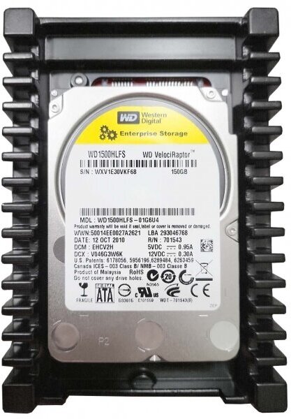Жесткий диск Western Digital WD1500HLFS 150Gb SATAII 2,5" HDD