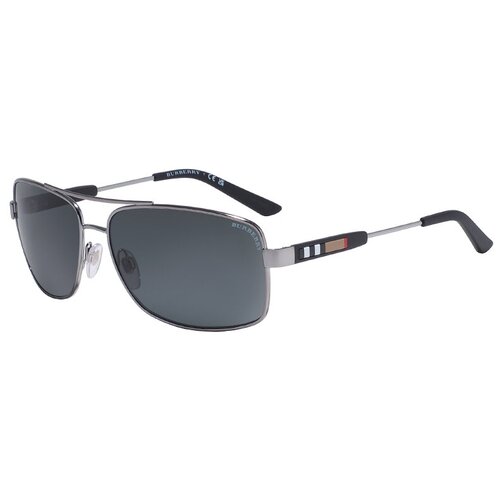 Солнцезащитные очки Burberry, бесцветный, серый