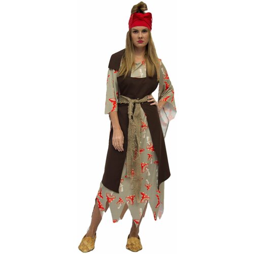 Карнавальный костюм Бабы-Яги в мухоморах взрослый наследие бабы яги религиозные
