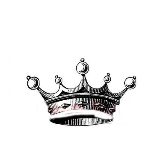 Резиновый штамп Crown for Royalty, 6,6x3,5 см