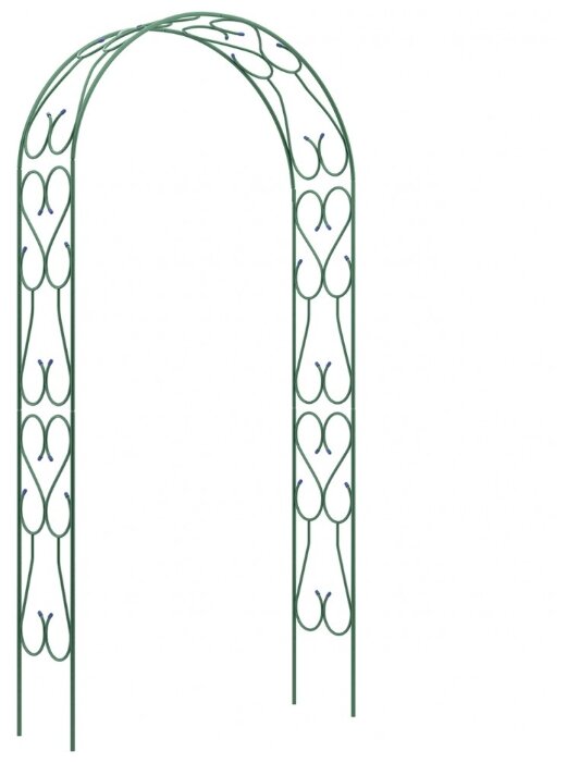 Арка садовая разборная К-103-1 узорная широкая 2.5*0.38*1.2м, 16;10мм - фотография № 2