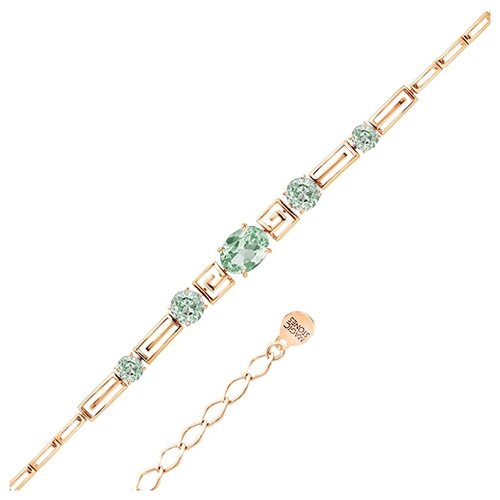 Золотой браслет с празиолит