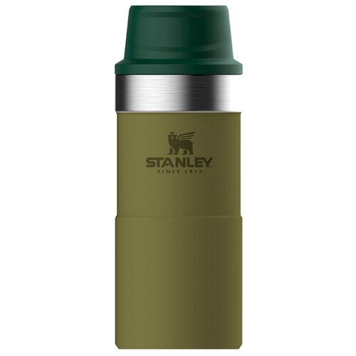 фото Термокружка stanley classic one hand 2.0 (0,35 л) оливковый