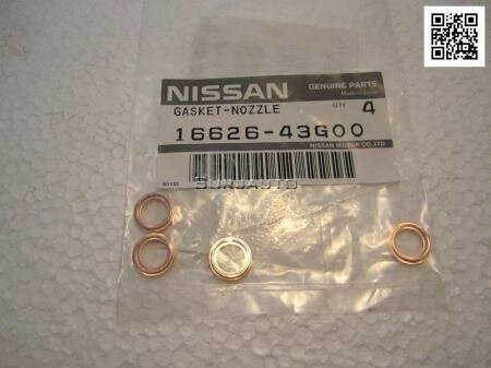 NISSAN 1662643G00 Кольцо уплотнительное топливной форсунки