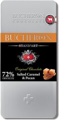 BUCHERON горький шоколад с соленой карамелью и пеканом ж/б 100г