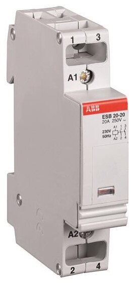 Модульный контактор ABB ESB-20-02 20А 220В АС GHE3211202R0006