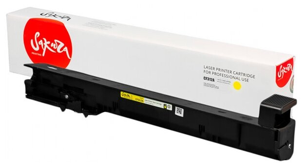 Картридж SAKURA CF312A (826A) желтый для HP LaserJet Enterprise M855 совместимый (31.5K) (SACF312A)