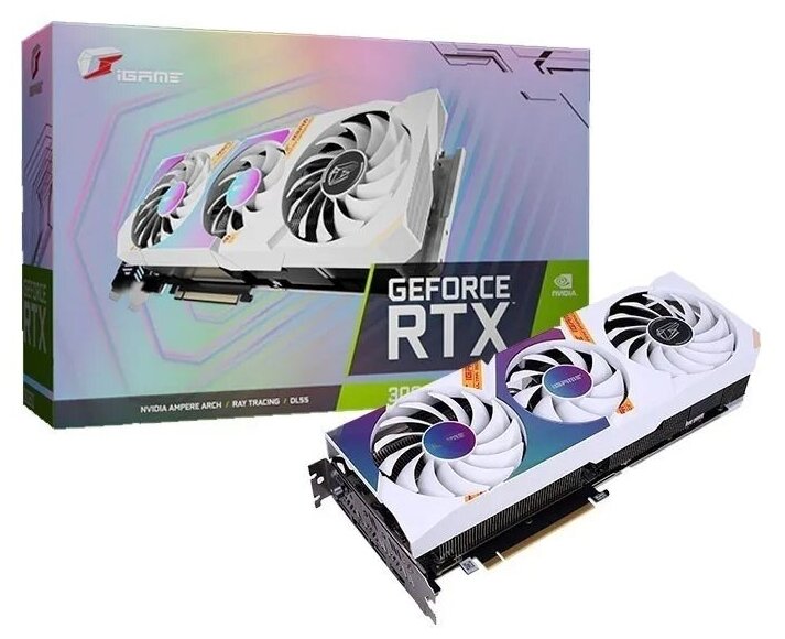 Видеокарта Colorful iGame GeForce RTX 3060 Ultra W OC 12G L-V, Retail