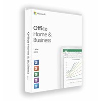 Microsoft office 2019 home and business box