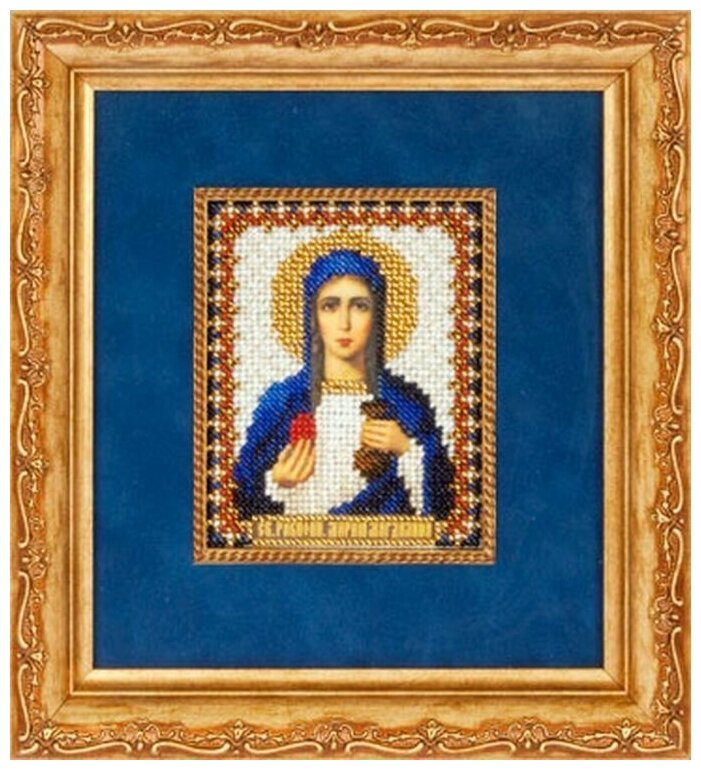 Набор для вышивания бисером "Икона Святой Марии Магдалины" ЦМ-1260, 8х10 см, Panna