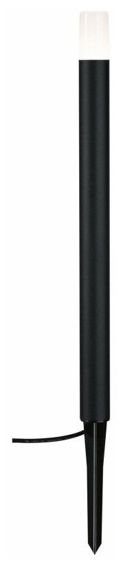 Светильник уличный грунтовый Paulmann Flarea H60см 3.1Вт 280Лм 3000К IP65 LED 230В Черный Алюминий 94386