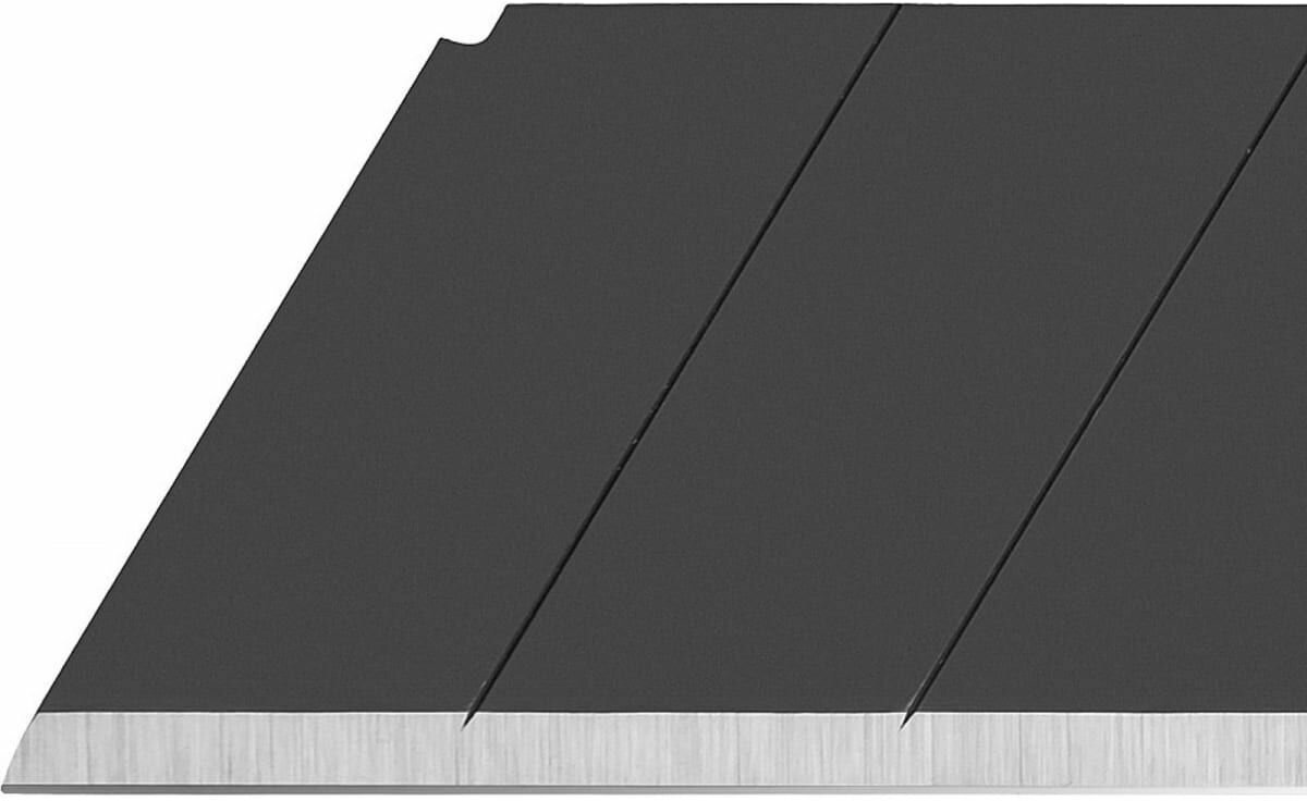 OLFA лезвие запасное для ножей BLACK MAX 18 мм (10 шт.) черный — фото 1