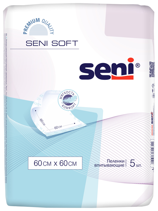 Пеленки Seni Soft SE-091-SO05-J02 60 х 60 см (5 шт.)