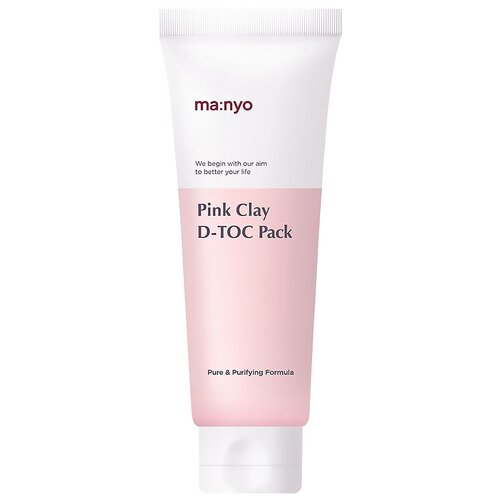 Manyo Factory Маска Pink Clay D-TOC Pack для глубокого очищения пор, 100 г, 75 мл очищающая маска для лица ma nyo pink clay d toc pack 75 мл