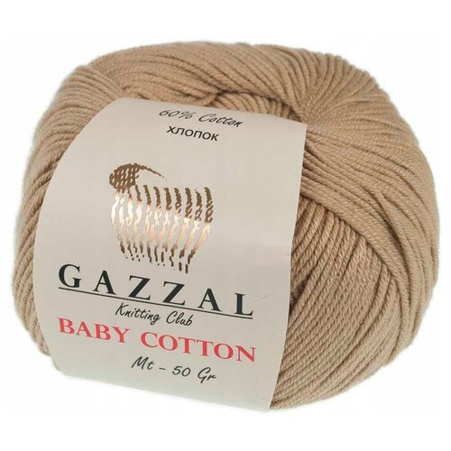 Пряжа Gazzal Baby Cotton цвет 3424