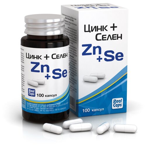 Цинк+Селен (Zn+Se) капсулы по 315 мг, 100 капсул