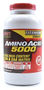Фото Аминокислотный комплекс S.A.N. Amino Acid 5000 (300 таблеток)