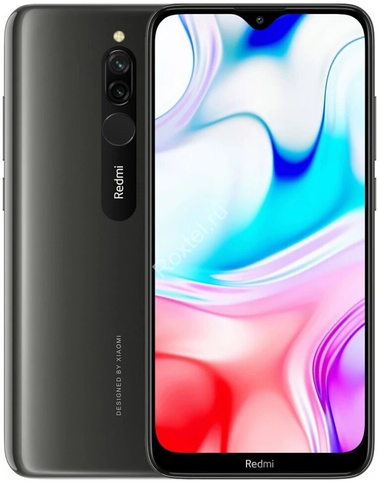 Xiaomi Redmi 8 4/64 ГБ CN, черный оникс