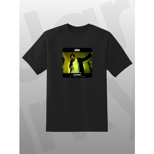 фото Модная черная футболка с принтом скриптонит альбом дом с нормальными явлениями / базовые + оверсайз размеры / стильная надпись со смыслом / хлопок jarky