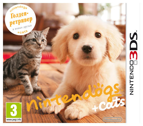 Nintendogs + Cats: Голден-ретривер и Новые Друзья (Nintendo 3DS)