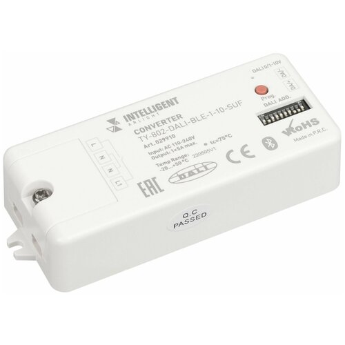 INTELLIGENT ARLIGHT Конвертер TY-802-DALI-BLE-1-10-SUF (230V, 10A, DALI, 0-10V) intelligent arlight конвертер ty 802 dali ble 1 10 suf 230v 10a dali 0 10v 1шт