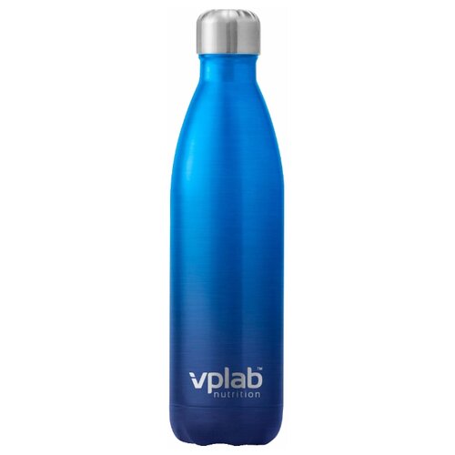 фото Термобутылка vplab metal water thermo bottle (0,5 л) синий