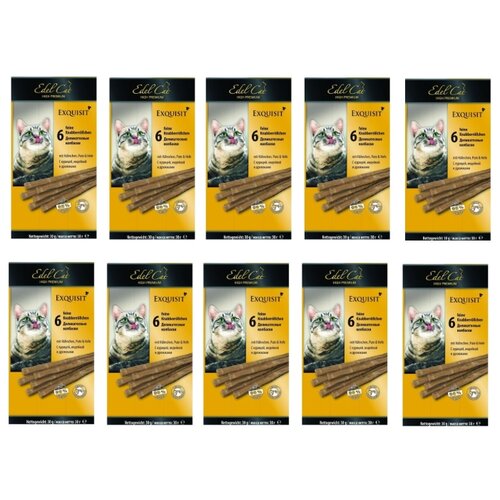 Лакомство для кошек Edel Cat жевательные колбаски с курицей и индейкой 60 шт