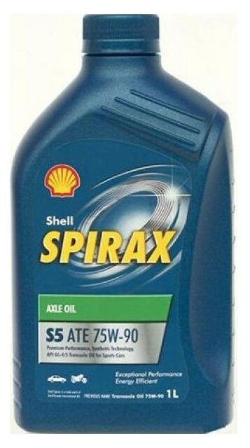 Масло трансмиссионное Shell spirax s5 ate 75w-90 1 l Shell 550057966