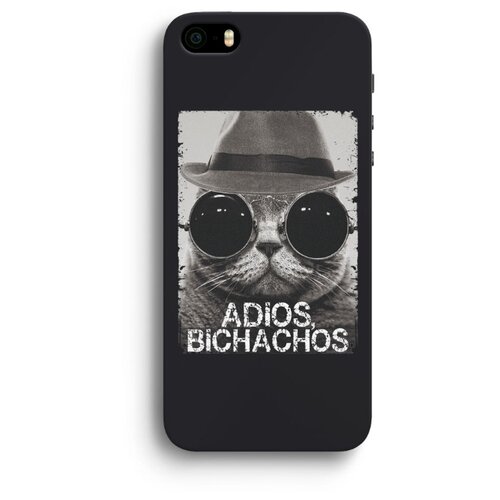 фото Чехол для iphone 5/5s/se "adios bichachos", чёрный uncle dad