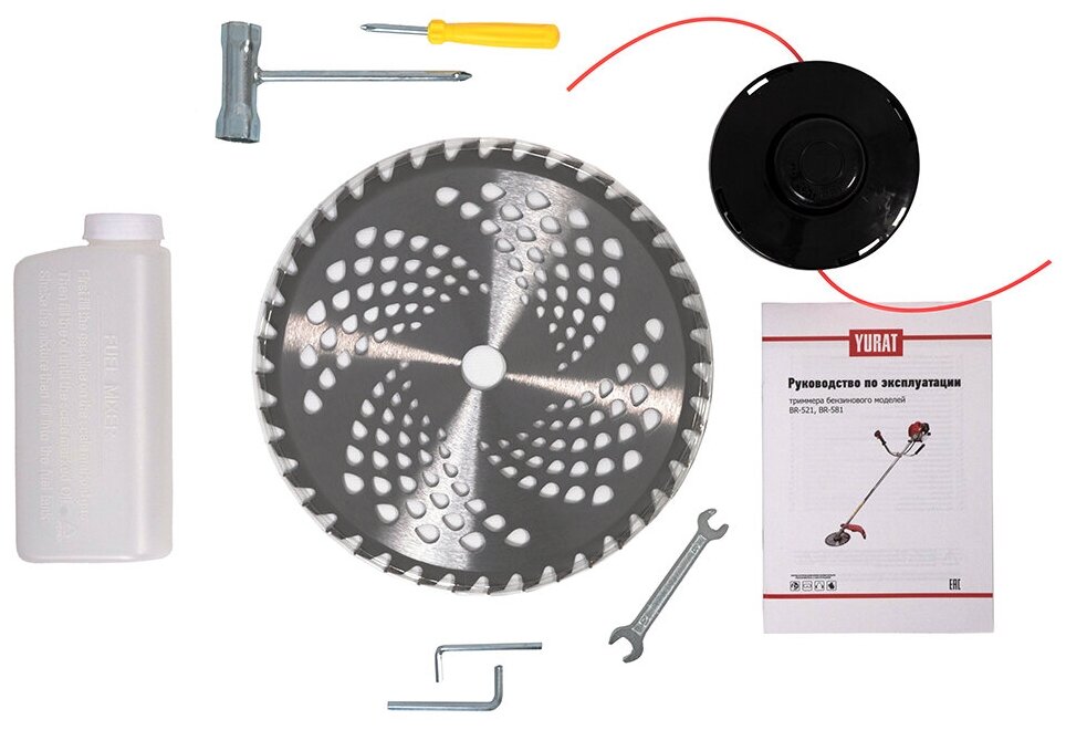 Бензотриммер YURAT BR-581 - фотография № 7