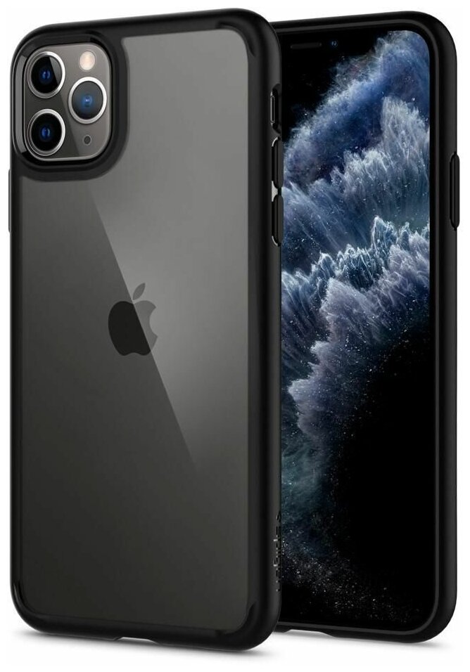 Гибридный чехол SPIGEN для iPhone 11 Pro - Ultra Hybrid - Черный - 077CS27234