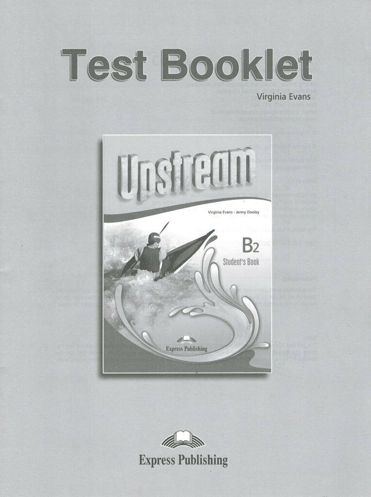 Upstream Intermediate B2 Test Booklet (3rd Edition) Сборник тестовых заданий и упражнений