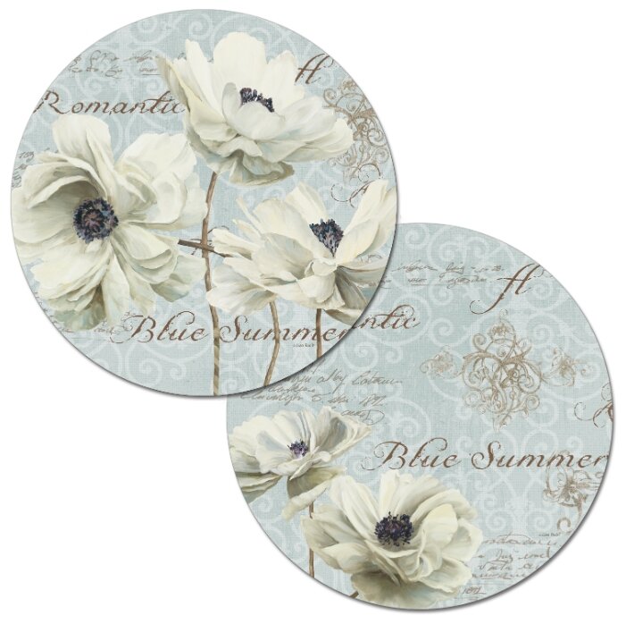 фото Комплект сервировочных салфеток CONIMAR "Лазурное лето" 2шт диаметр 35см