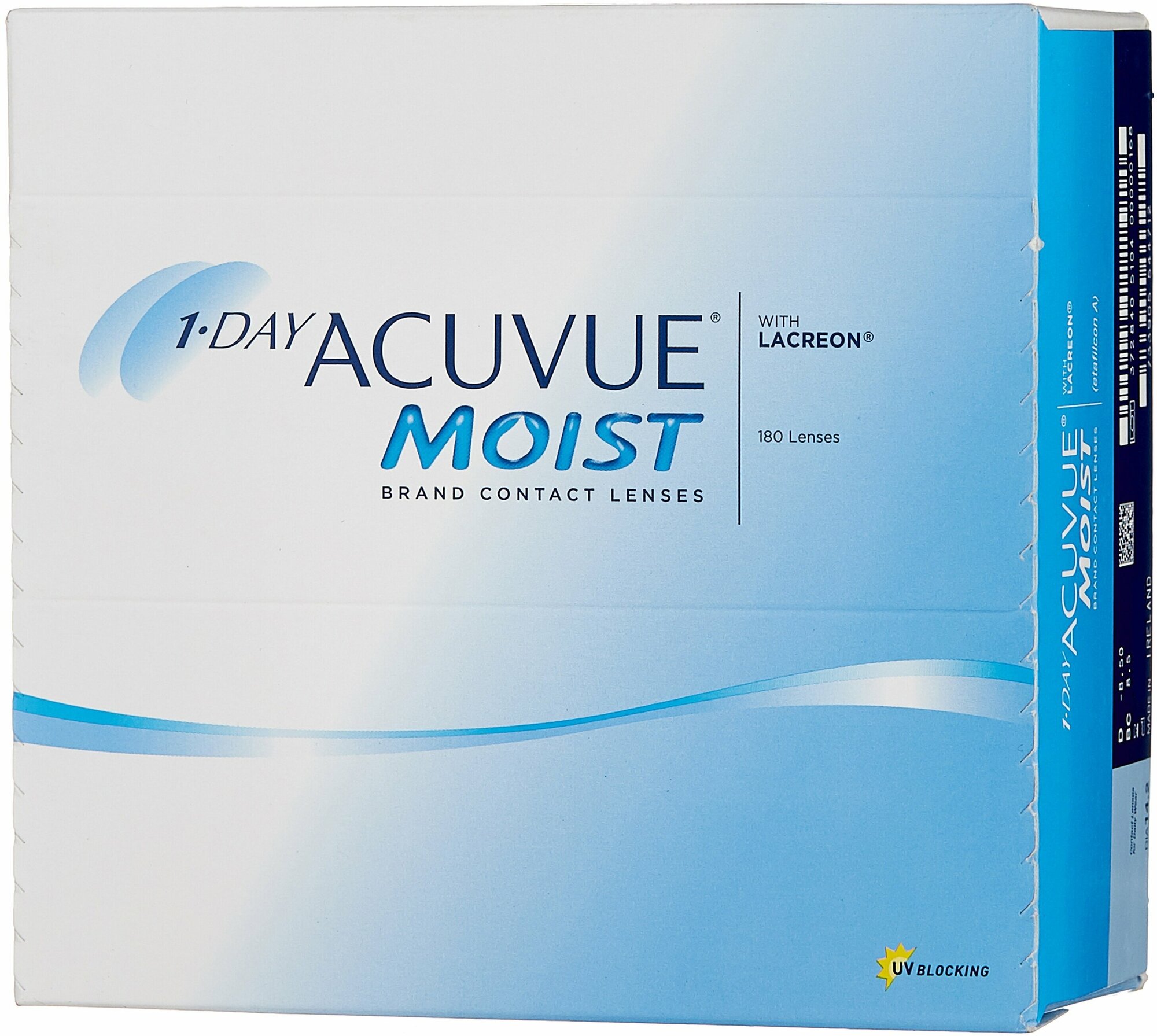 Контактные линзы Acuvue 1-Day Moist 180pk (BC 8,5; D -3.25)