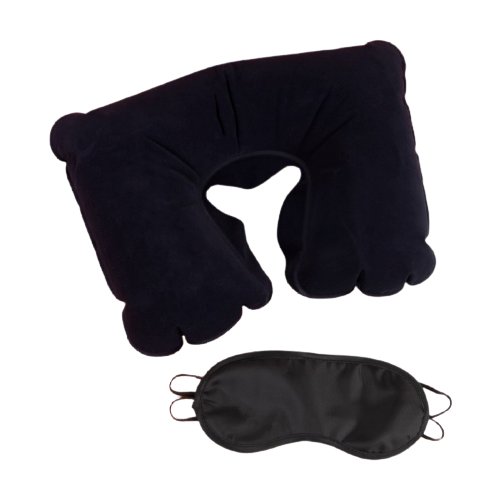 ONLITOP Набор путешественника: подушка для шеи, маска для сна