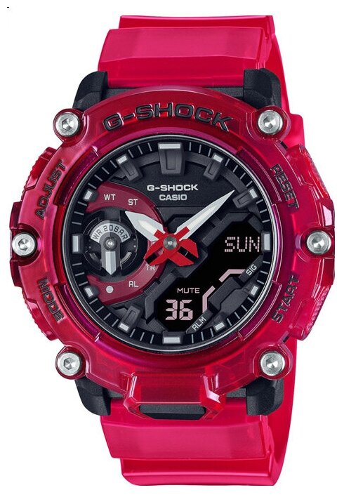 Наручные часы CASIO G-Shock, красный, черный