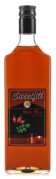 Сироп Sweetfill, Шиповник стекло 0,5 л - фото №1