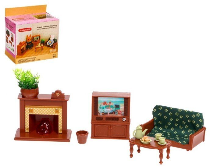 Мебель для питомцев КНР Stomle Family Living Room, для гостиной с камином (D08)