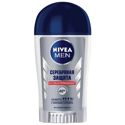 фото Антиперспирант стик Nivea Men Серебряная защита, 40 мл